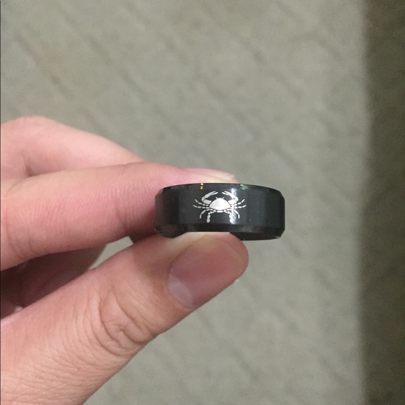 Cancer Zodiac Sign Constellation Ring - Picture 3 of 4